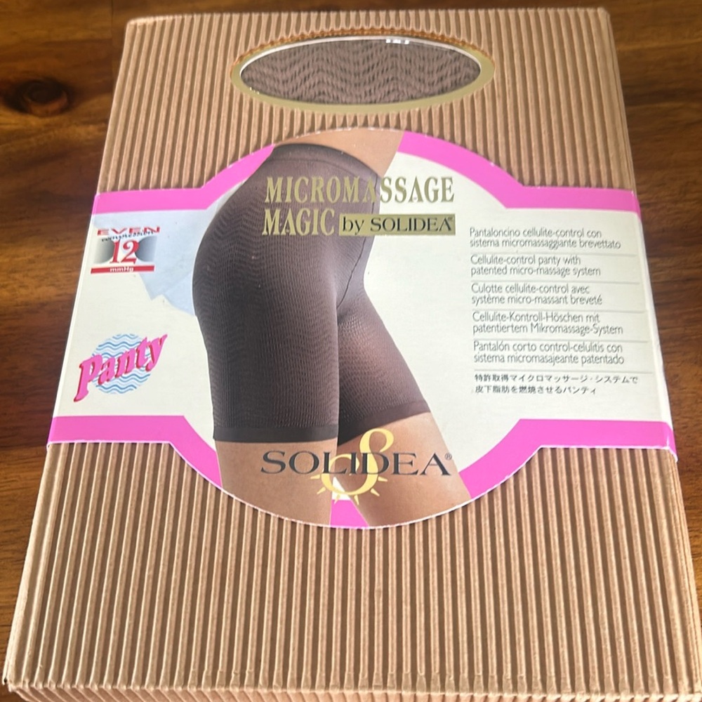 SOLIDEA Cellulite micromassage belly thighs shorts panty body shaper new xxl